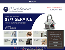 Tablet Screenshot of 1stbritishstandard.com